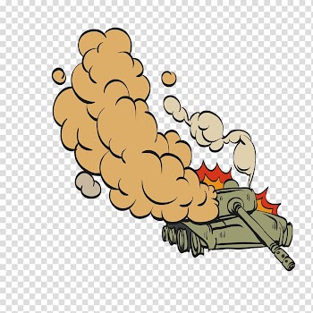 Tank smoke transparent background PNG clipart