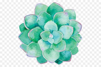 Taobao Spoonflower Watercolor painting Person Wedding - succulents 