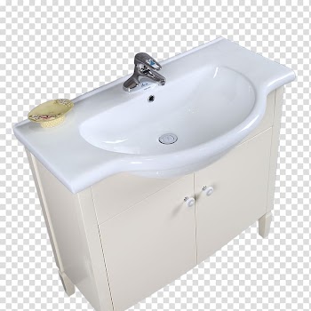 Tap Hand washing Bidet Sink, Simple white sink transparent background PNG clipart