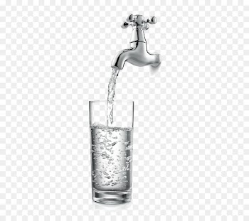 Tap water Drinking water - Faucet and cup 