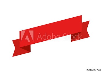 tape ribbon emblem design