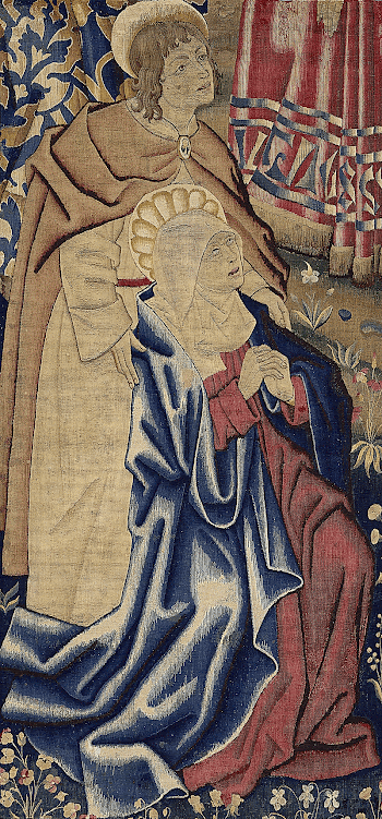 Tapestry; fragment from a much | Free Photo - rawpixel