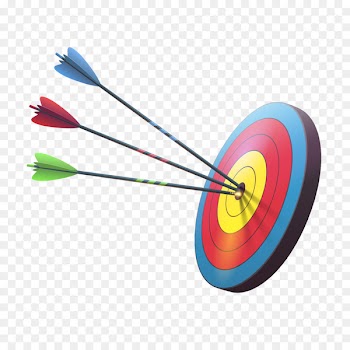 Target archery Arrow Bullseye - Vector arrow Dart Board 