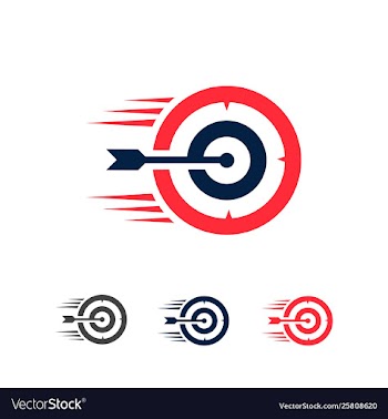 Target or dart icon vector image