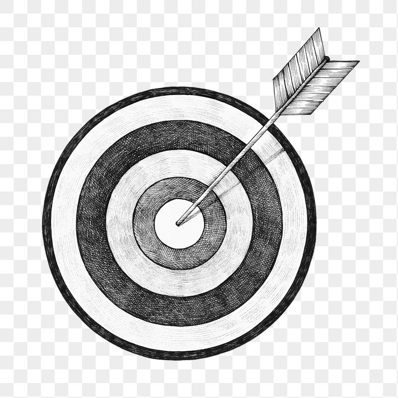 Target png business illustration sticker, | Free PNG - rawpixel