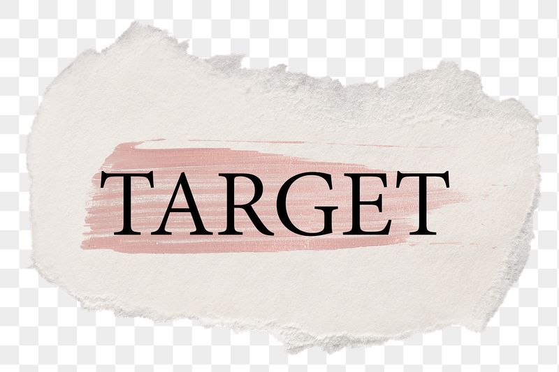 Target png word sticker typography, | Free PNG - rawpixel