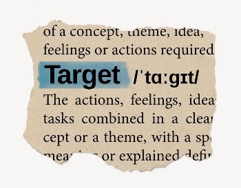 Target ripped dictionary, editable word | Free PSD - rawpixel
