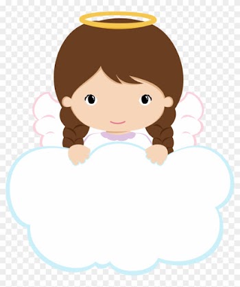 Tarjetas Con Angelitos Para Niña - Baptism Angel Clipart