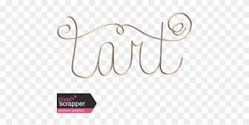 Tart Word Art Doodle Graphic By Janet Scott - Tart Word Art Doodle Graphic By Janet Scott