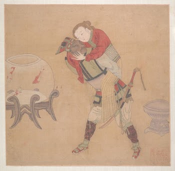Tartar Officer Carrying Blond Lady | Free Photo - rawpixel