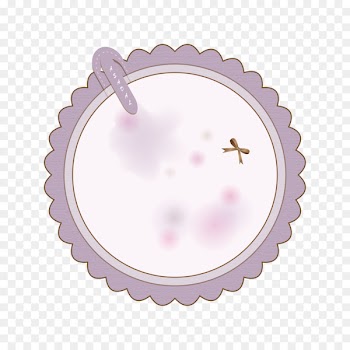 Taste Vintage clothing Stock photography Illustration - Pink Round Mirror 