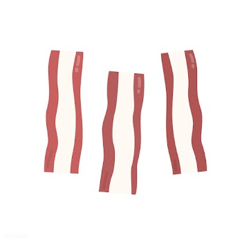 Tasty bacon strips graphic illustration | Free stock vector - 424923