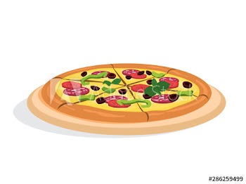 Tasty delicious pizza