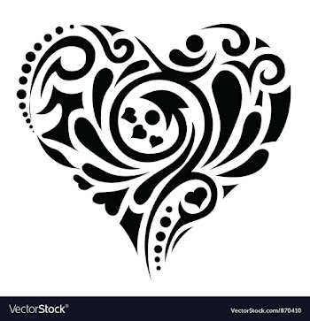 Tatoo heart vector image