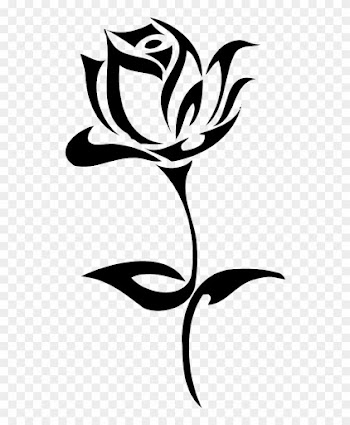 Tattoo Black Rose Drawing Clip Art - Tattoo Png