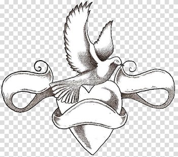 Tattoo Love Hearts Drawing Body art, love Tattoo transparent background PNG clipart