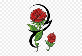 Tattoo Rose - Rose With Tribal Tattoo