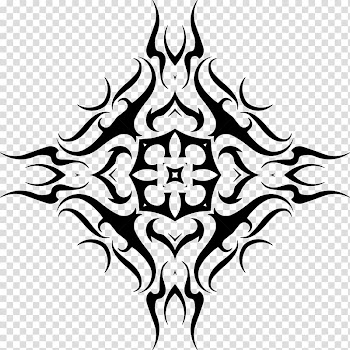 Tattoo Visual arts Line art, tribal transparent background PNG clipart
