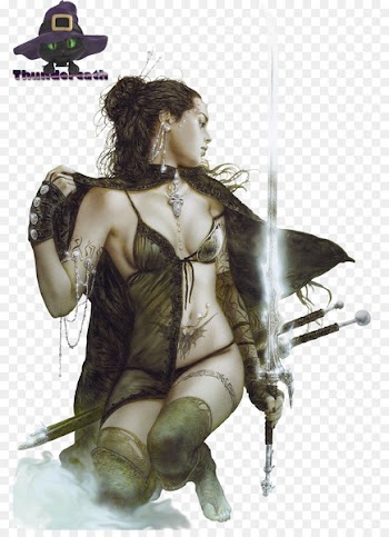 Tattoos Subversive Beauty Dead Moon Painting - Luis Royo 