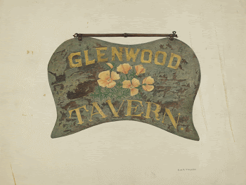 Tavern Sign (ca.1940) by Robert | Free Photo - rawpixel