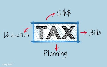 Tax and and bills illustration | Free stock vector - 472111