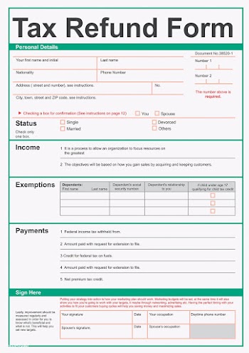 Tax application application form | Free stock vector - 397174