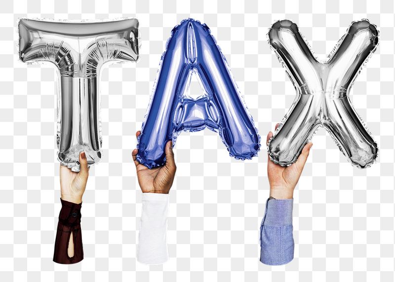 Tax png, letter foil balloon, | Free PNG - rawpixel
