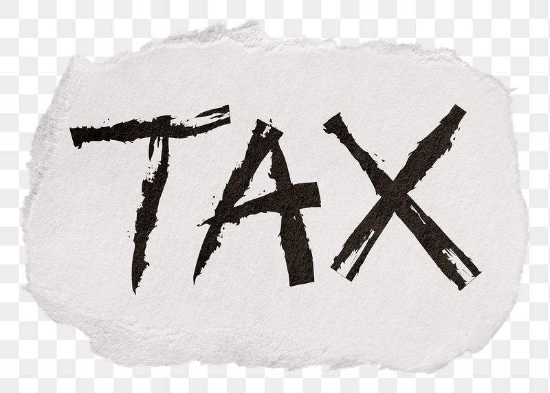 Tax png word sticker, ripped | Free PNG - rawpixel