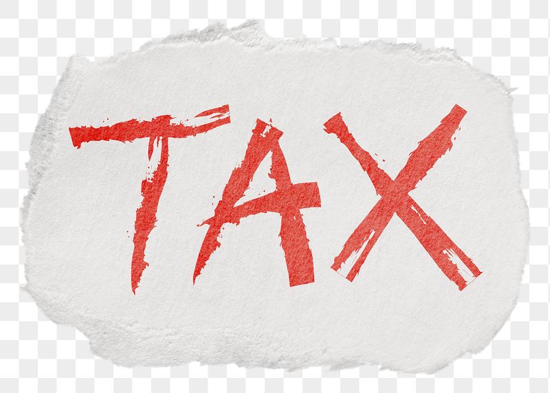 Tax png word sticker, ripped | Free PNG - rawpixel