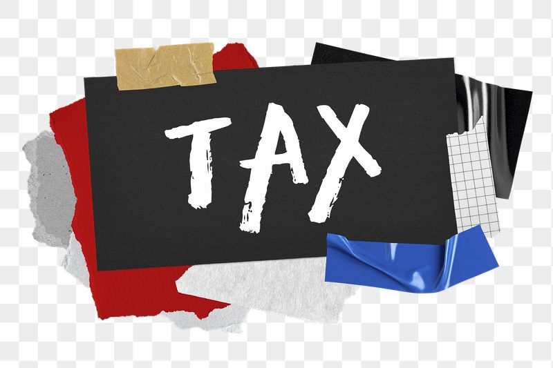 Tax png word sticker typography, | Free PNG - rawpixel