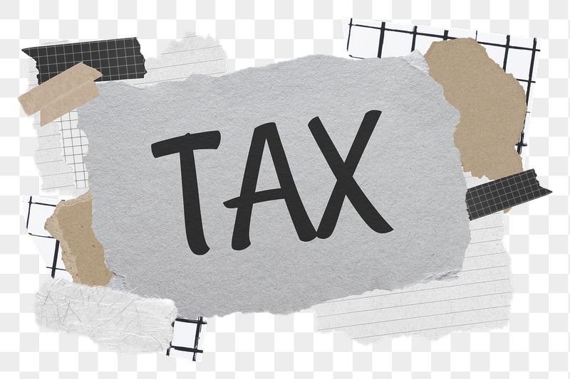 Tax png word sticker typography, | Free PNG - rawpixel