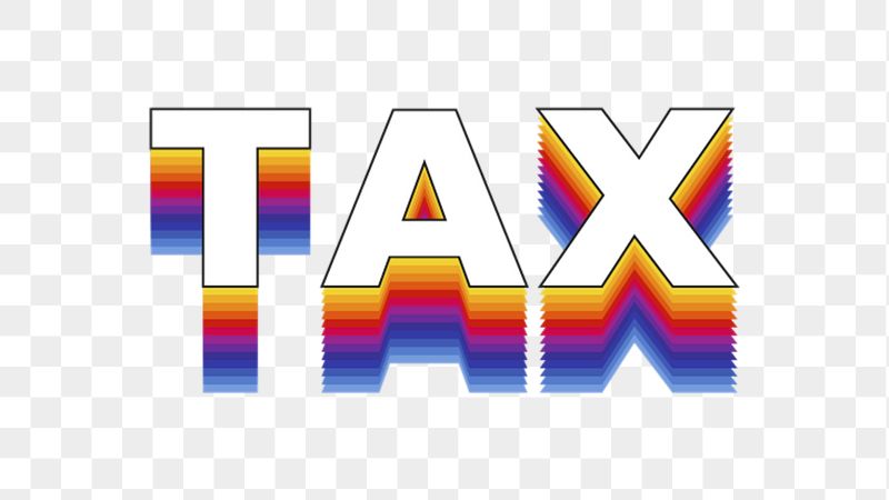 Tax png word sticker typography, | Free PNG - rawpixel