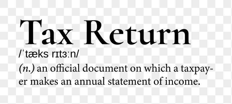 Tax return png dictionary word | Free PNG - rawpixel