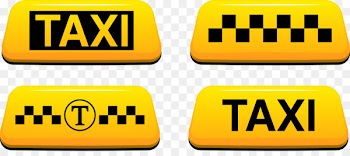 Taxi Symbol Logo Icon - Taxi top vector logo 