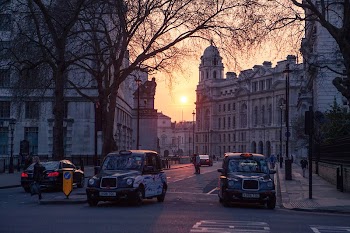 Taxis At Sunset  | Free Photo - rawpixel