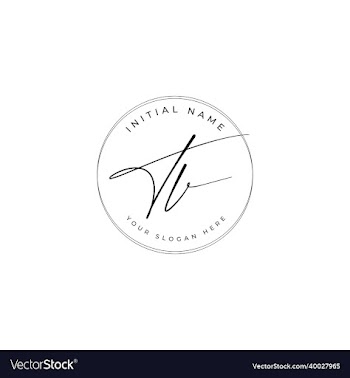 tb initial letters signature logo or handwritten