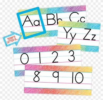 Tcr 3052 Colorful Scribble Alphabet Bbs - Paper