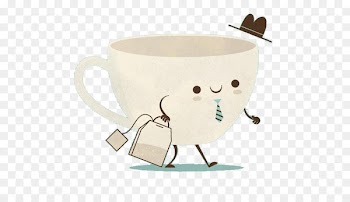 Tea Coffee Drawing Illustration - Cute mugs Jun 