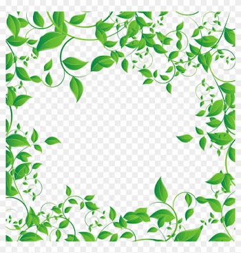 Tea Computer File - Leaf Border Vector
