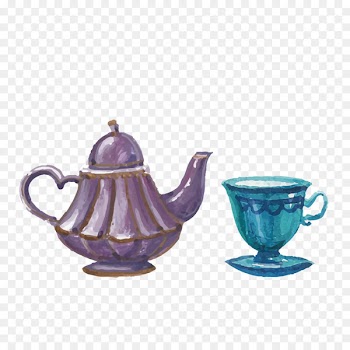 Tea Kettle Drawing - Vector afternoon tea 