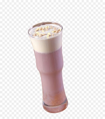 Tea Milk Cafe Breakfast Drink - Taro milk tea goblet cover 