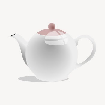 Tea pot, object illustration. Free | Free Photo - rawpixel