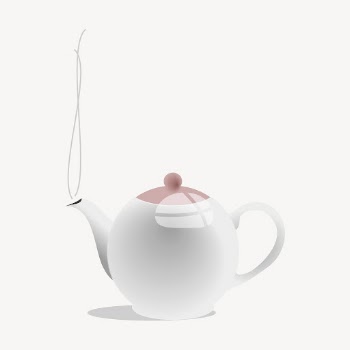 Tea pot, object illustration. Free | Free Photo - rawpixel