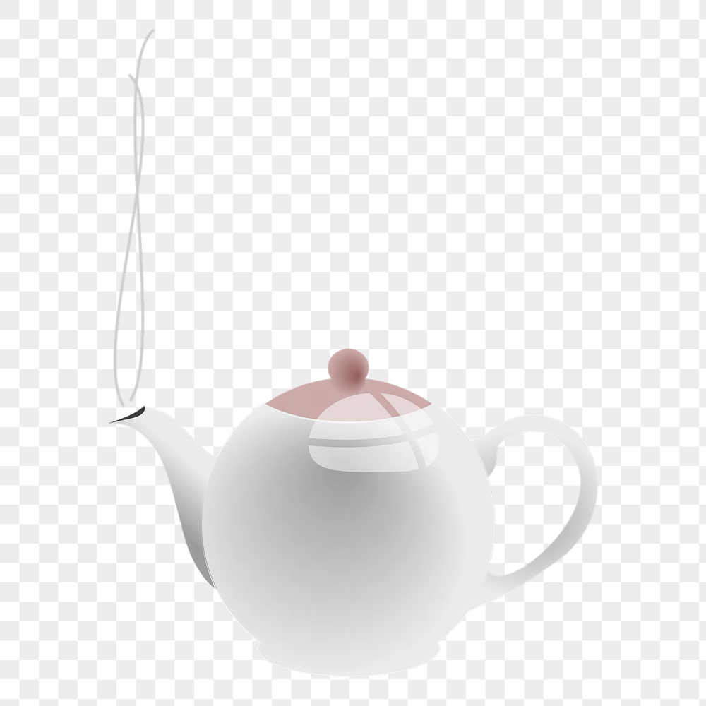Tea pot png sticker, object | Free PNG - rawpixel