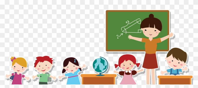Teacher And Students Png