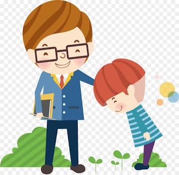 Teacher, School, Child, Cartoon, Male PNG