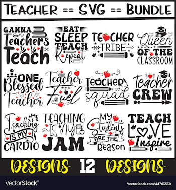 teacher svg bundle