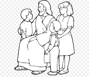 Teaching of Jesus about little children Coloring book Toddler Drawing - child 