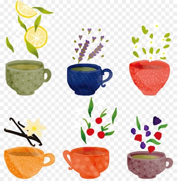 Teacup Coffee - Vector tea 