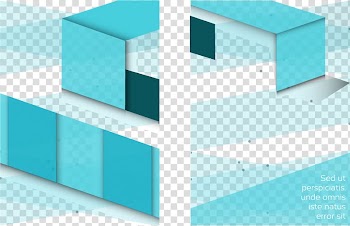 Teal abstract , , creative personalized album design theme Business transparent background PNG clipart